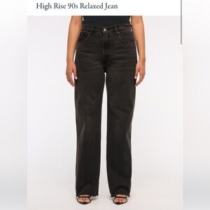 Abercrombie and Fitch Black Jeans